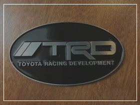 Toyota TRD Oval Badge 70mm x 40mm (custom) FREE SHIPPING