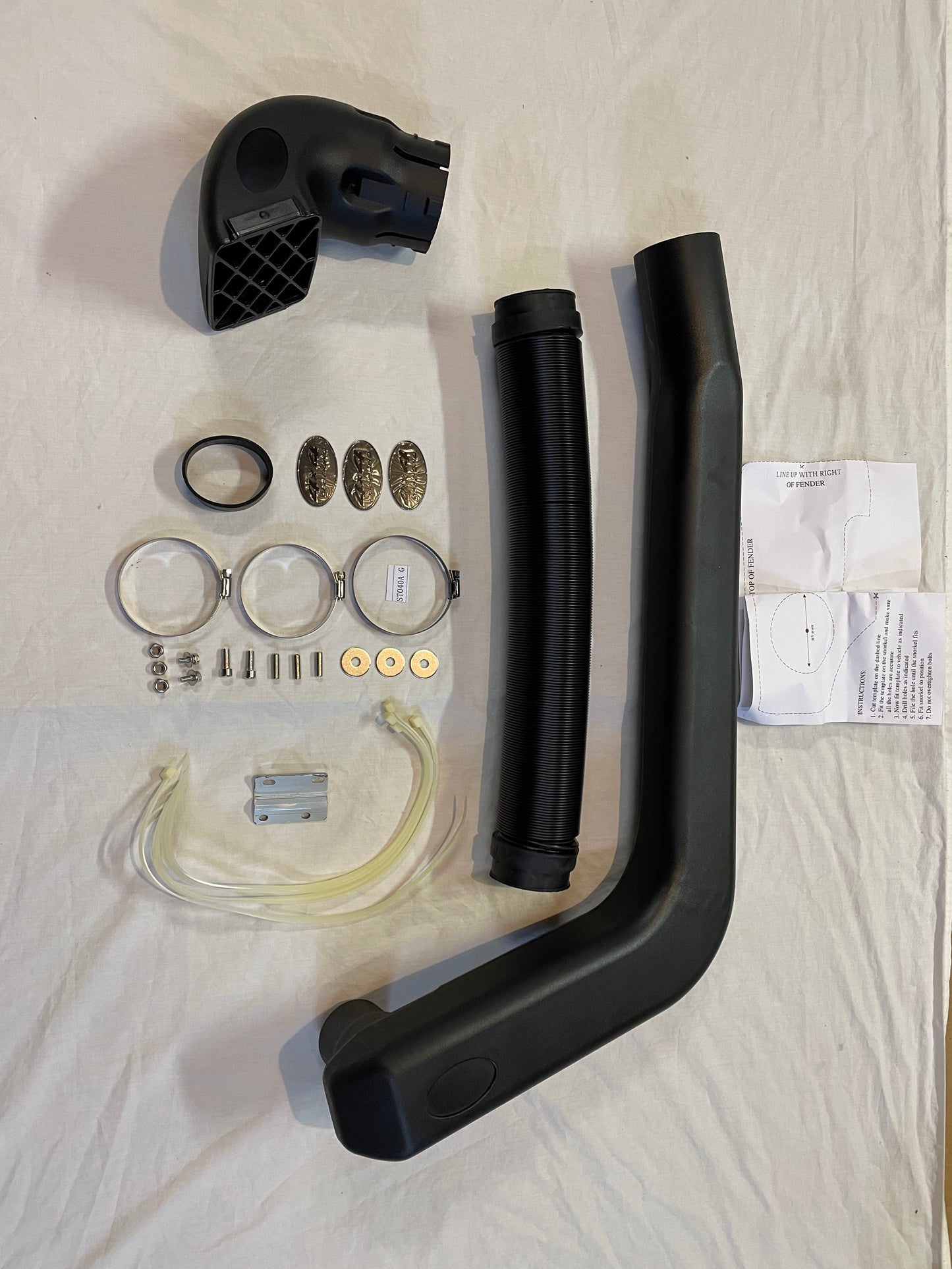 1980-1984 Toyota 40, 42, 45 & 47 series Landcruiser Snorkel Kit